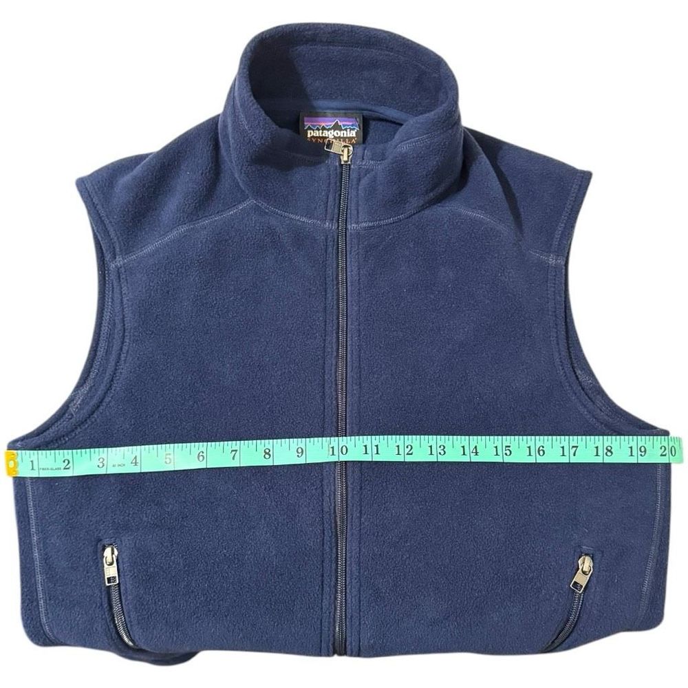 Patagonia Men's Synchilla Fleece Vest Navy Blue Size Small - Picture 7 of 10